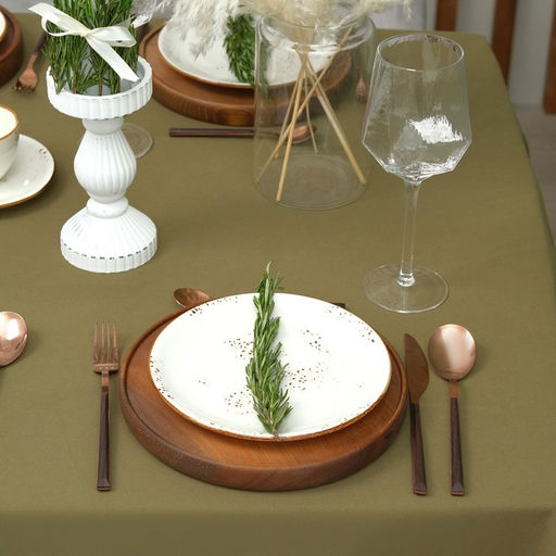 Скатерть Этель Kitchen 150×250 см, цвет зелёный, 100% хл, саржа 220 г/м²