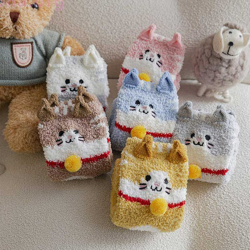 Плюшевые носки Funny cat - Купи слона фото 3