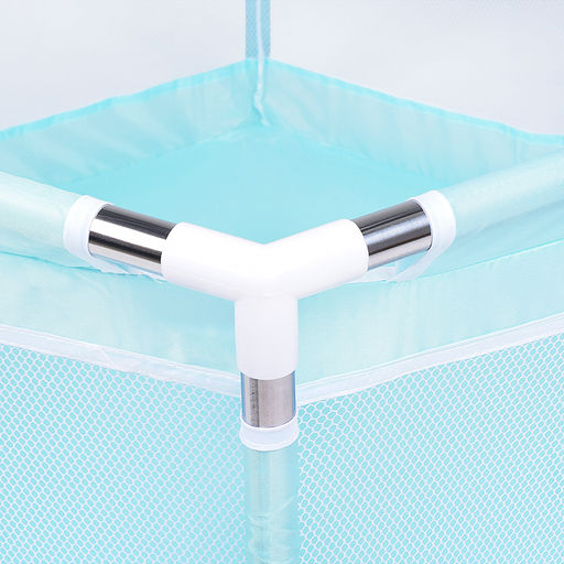 Манеж детский шестигранный (113*130*65) цвет бирюзовый