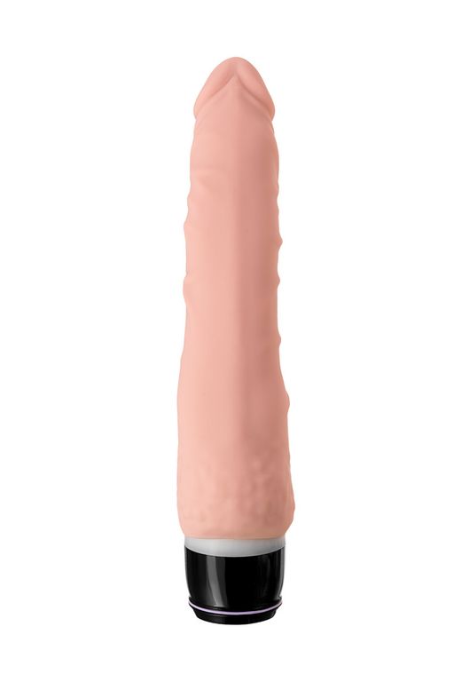 Реалистичный вибратор TOYFA A-Toys Akin, силикон, телесный, 20,2 см