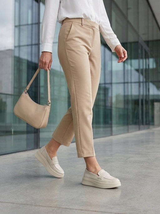 06-PDD171-2 BEIGE Туфли женские (натуральная кожа)