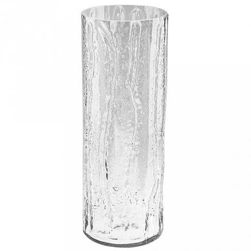 Ваза для цветов стеклянная "Нельсон" 5,6л, д15см, h40см, текстурная (Россия)