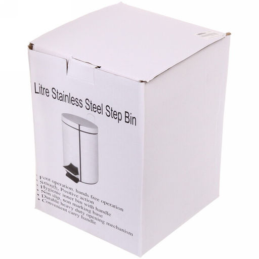 Ведро для мусора с педалью 5л 410