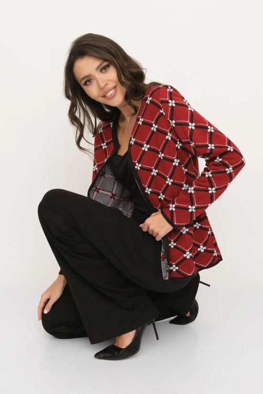 ЗЛАТА Жакет М 3173/красный