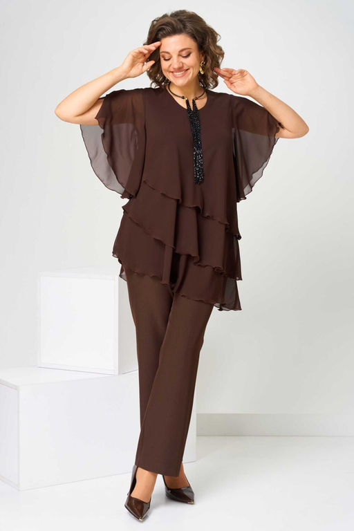 Костюм Асолия 1512 коричневый