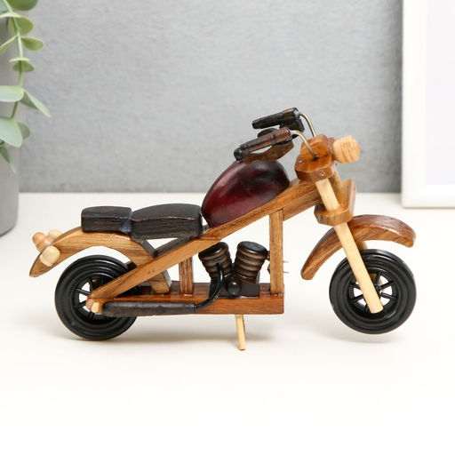 Фигурка дерево «Ретро. Мотоцикл», 11×4.5×16 см, МИКС