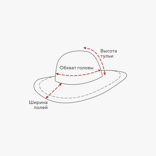Шляпа женская MINAKU, молочная, размер 58, целлюлоза 100%
