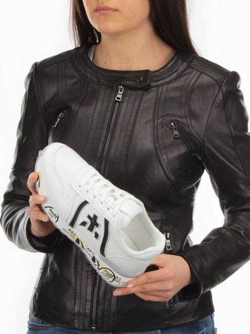 05-6026-81 WHITE Кроссовки женские (искусственные материалы) - No name фото 2