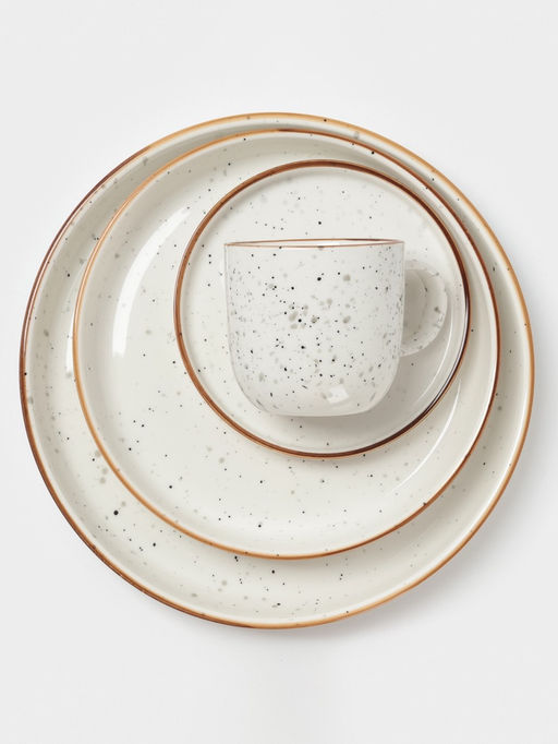 Тарелка Magistro Queil, d=19.8 см, фарфор, белая