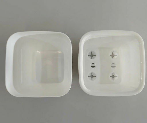 Горшок для цветов с дренажной системой Фабио VipSet 1,95 л белый (AMF-1,95-01) - Крассула фото 7