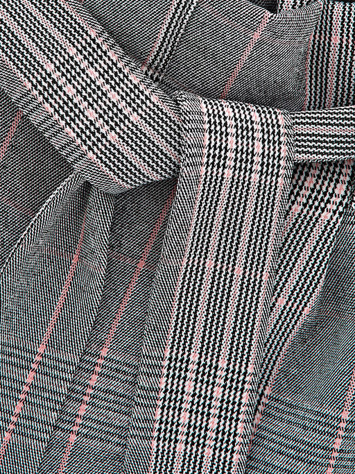 Брюки для девочки в клетку 22-6688 клетка/синий - Mini maxi фото 13