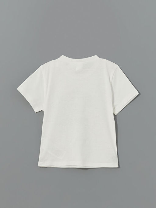 Bisiklet Yaka Mickey Mouse Bask?l? Erkek Bebek Ti??rt