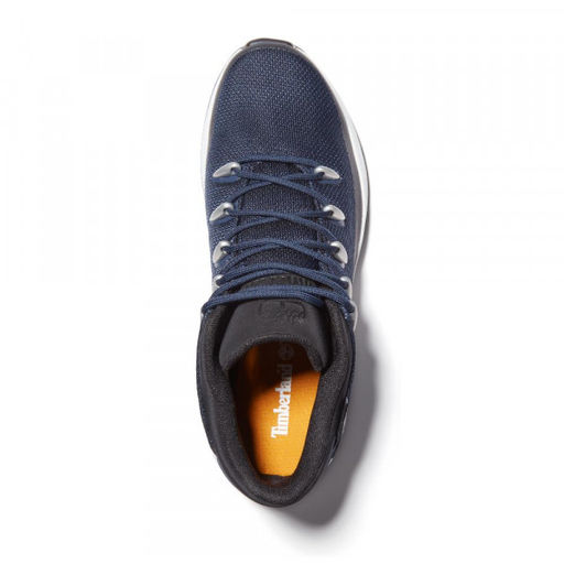 Мужские ботинки Timberland Sprint Trekker Mid Fabric WP синие  фото 2