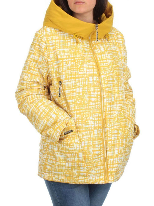 M8517 YELLOW Куртка демисезонная женская (100 гр. синтепон) Maria