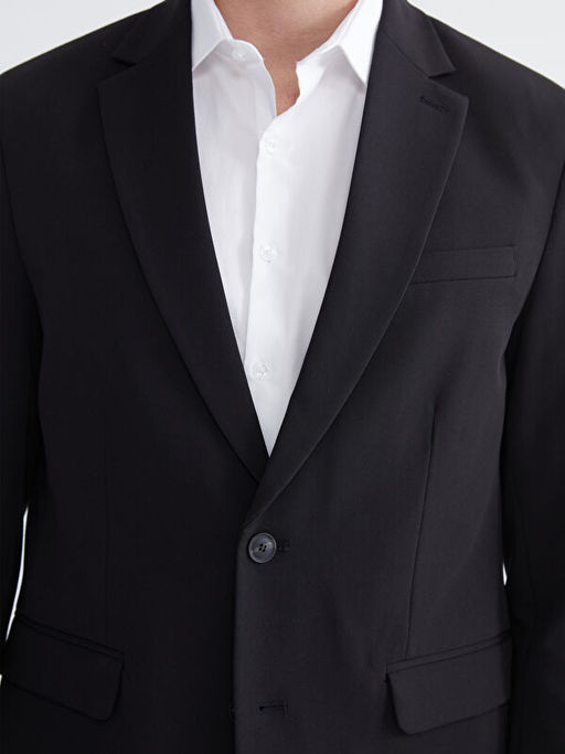 Standart Kal?p Erkek Blazer Ceket