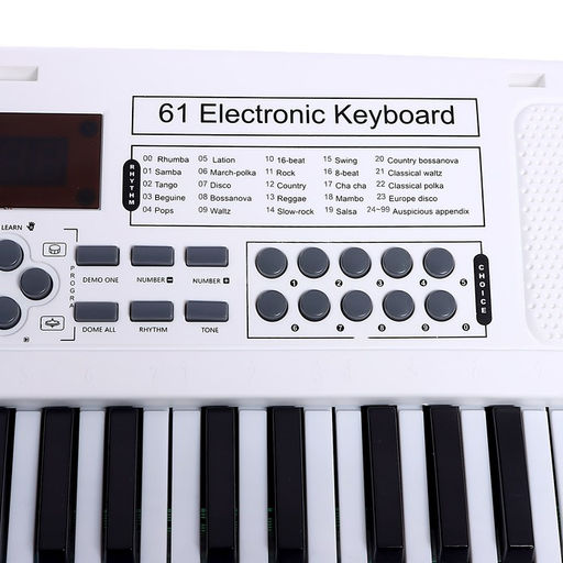 Синтезатор Музыкальный мир, 61 клавиша, с микрофоном и адаптером - Simaland фото 5