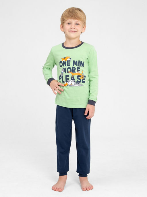 CRB wear/CWKB 50136-37 Комплект для мальчика (джемпер, брюки),зеленый/Ex.Cherubino