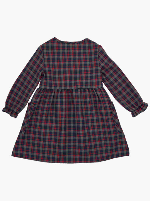 Платье для девочки нарядное детское праздничное UD 7381 син/красный - Mini maxi фото 7