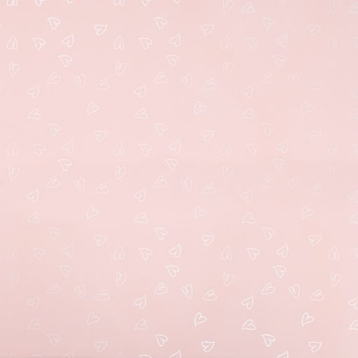 Цена за 20 шт. Пленка листах для цветов, 57?57 см, розовый Сердца, 65 микрон