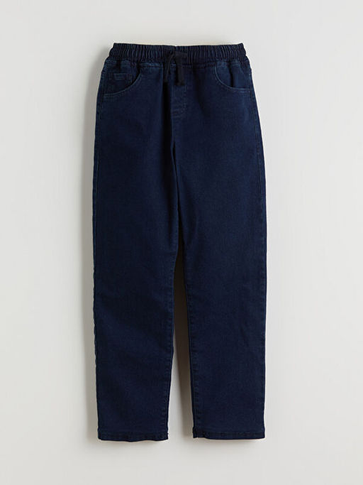 Beli Lastikli Polar Astarl? Erkek ?ocuk Jean Pantolon