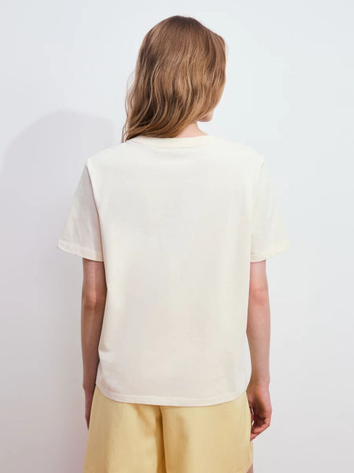 Футболка из хлопка с принтом ZR2605023411-9 / Zarina