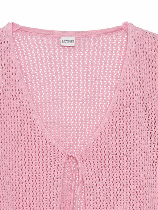 V Yaka Ajurlu K?z ?ocuk Triko H?rka - Waikiki фото 3