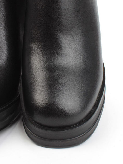 04-M3-836 BLACK Ботильоны зимние женские (натуральная кожа, натуральный мех) - Фабричный китай фото 12