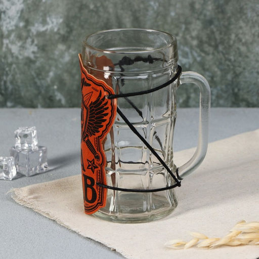 Кружка пивная стеклянная За ВДВ, 500 мл