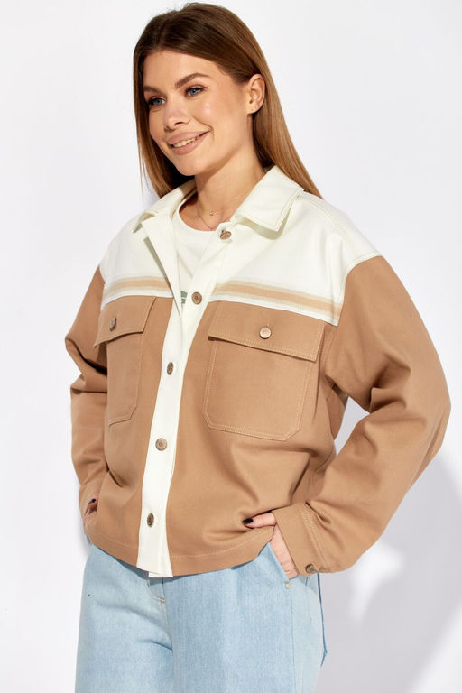 Жакет LAIKONY 724 песочный  фото 5