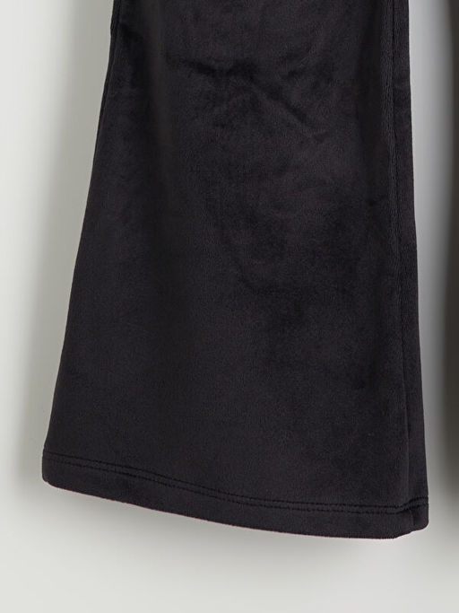 Beli Lastikli ?spanyol Pa?a Kadife K?z ?ocuk Tayt