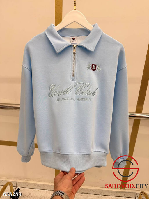 Худи женское на полузамке