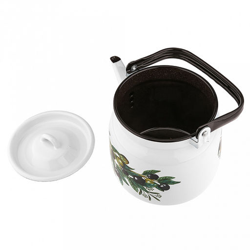 "Оливковая ветвь" Чайник эмалированный 3,5л, металлическая крышка (Россия)