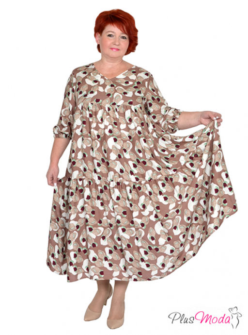 Платье Модель №1529 размеры 44-84 - Plusmoda фото 15