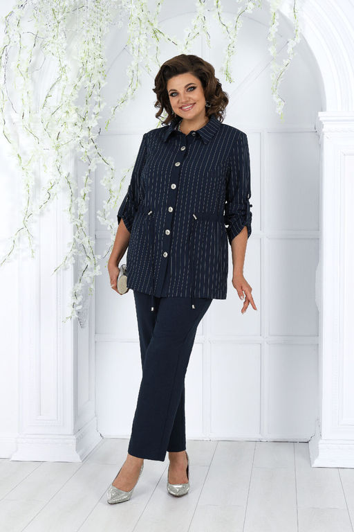 Платье Ninele 7431-Р темно-синий - Mira fashion фото 58