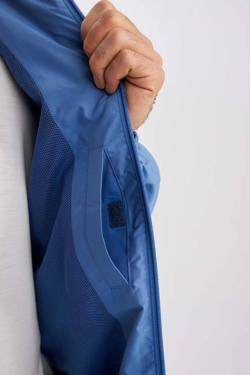 Пальто с капюшоном приталенного кроя DeFactoFit  фото 8