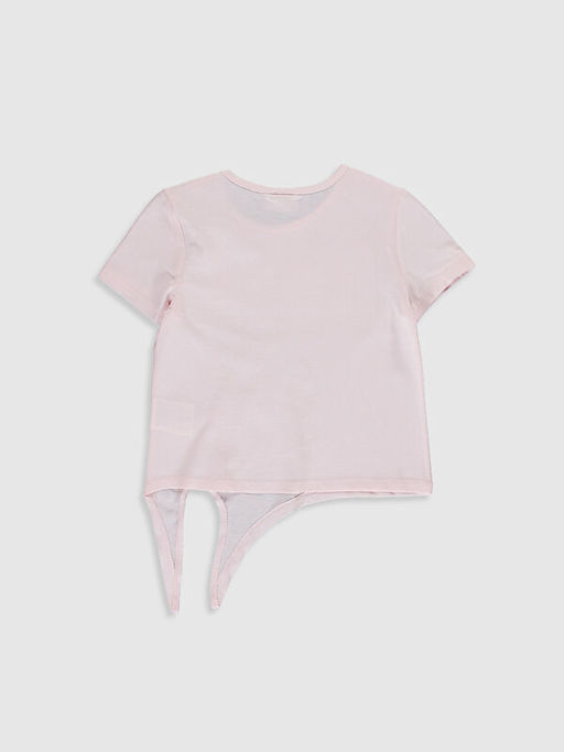 Bisiklet Yaka K?sa Kollu K?z ?ocuk Ti??rt - Waikiki фото 2