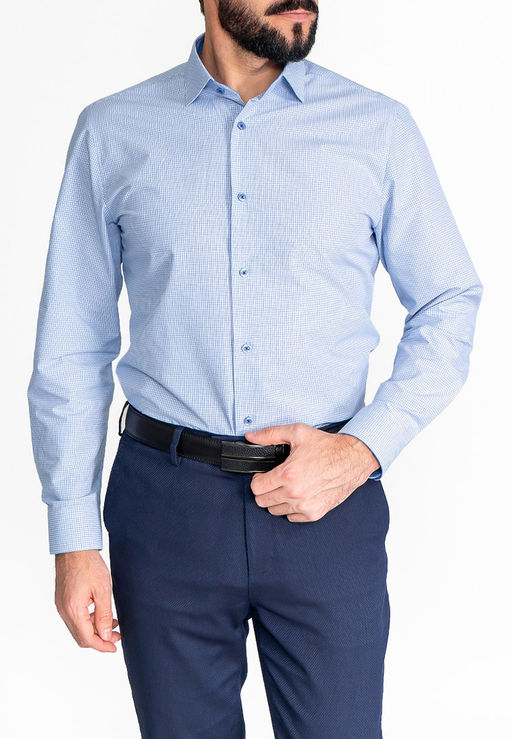 Сорочка мужская длинный рукав GREG 225/139/MAK/ZN/1  фото 9