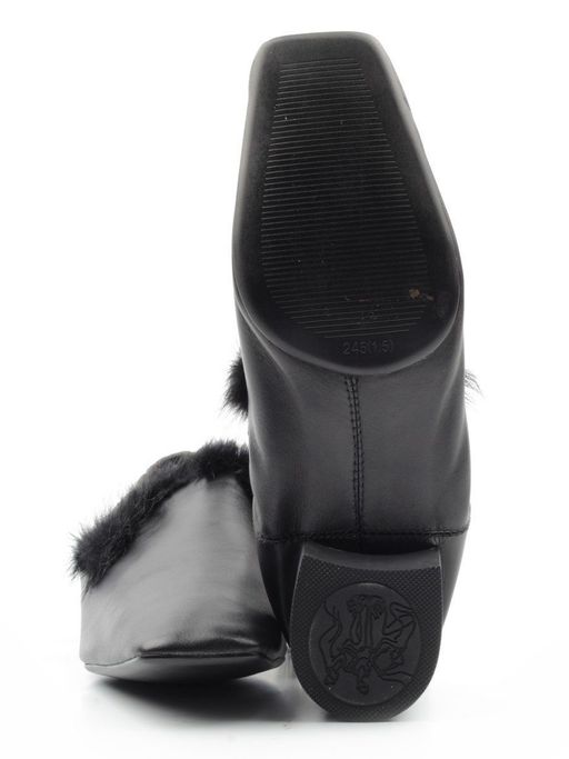 03-N18120S-2 BLACK Полуботинки женские (натуральная кожа) - Фабричный китай фото 14