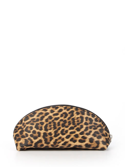 LACCOMA косметичка Анетта-леопард рыжый эко кожа хлопок