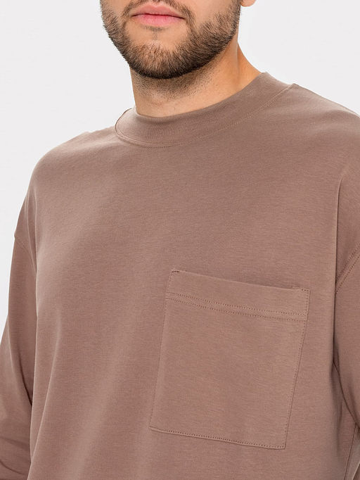 Джемпер мужской в коричневом оттенке - Mark formelle фото 3