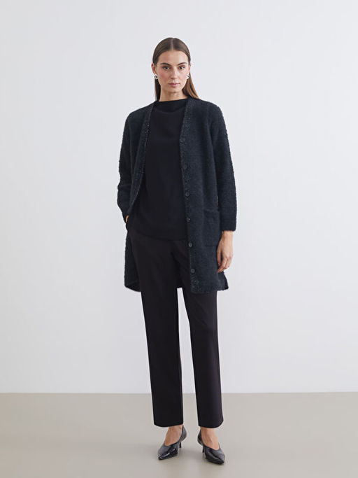 V Yaka Kad?n Triko H?rka