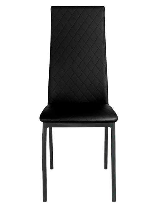 Стул "Бостон" (Стеганный) к\з черный н.черные