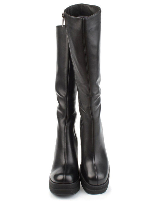 02-3563-24BM-1 BLACK Сапоги зимние женские (натуральная кожа, натуральный мех) - Фабричный китай фото 9