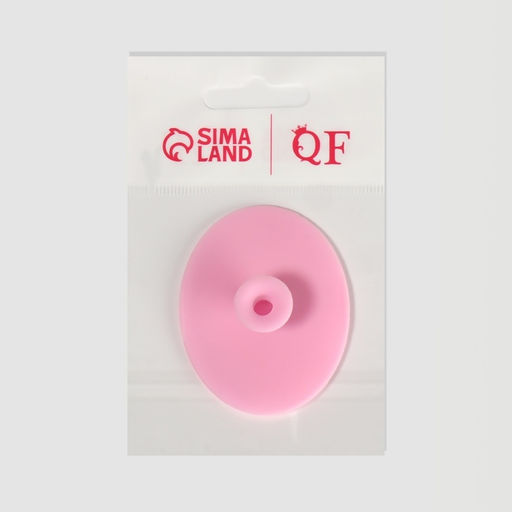 Цена за 5 шт. Щётка для умывания «Овал» на присоске, 6.3×5 см, МИКС