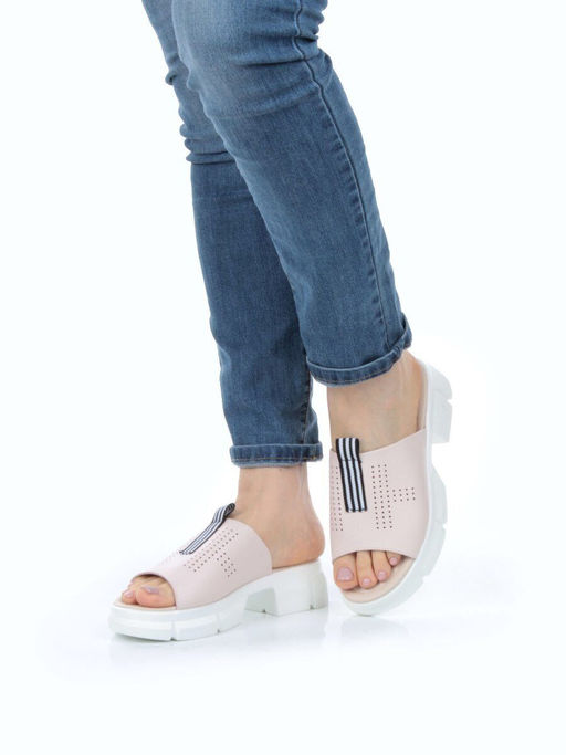 08-PED123-2 PINK Босоножки женские (натуральная кожа) - Фабричный китай фото 2