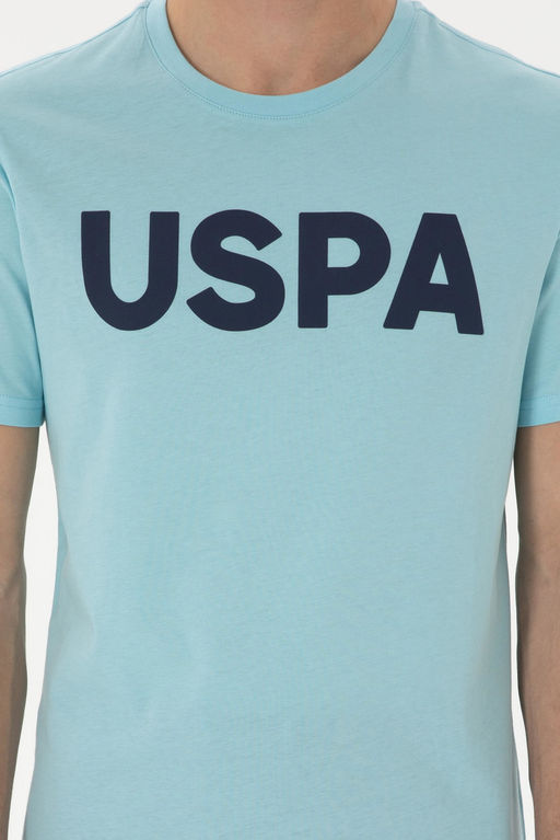 Erkek Regular Fit Bisiklet Yaka A__k Mavi Basic Ti__rt Sepette S_rpriz _ndirim - U.s. polo assn фото 6