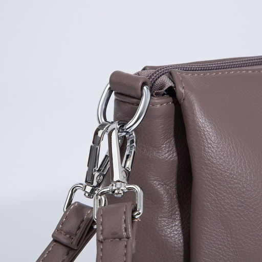 Сумка кросс-боди на молнии, цвет коричневый - Simaland фото 5