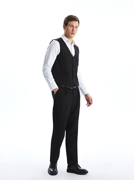 Dar Kal?p Erkek Klasik Yelek