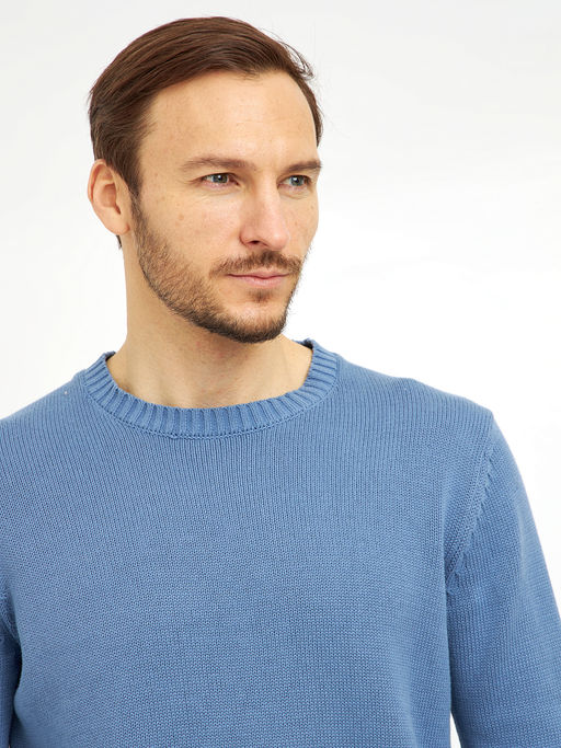 джемпер мужской базовый из хлопка - Glenfield фото 5