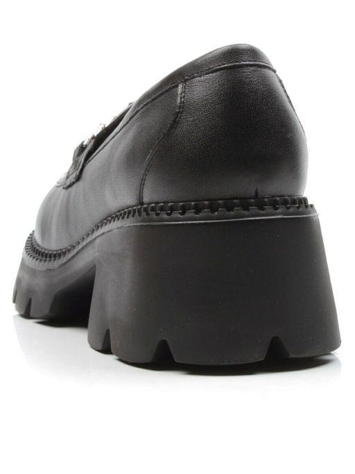 03-5939 BLACK Лоферы женские (натуральная кожа)